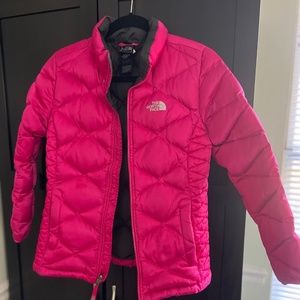 Girls Northface Jacket Large 14/16 Pink